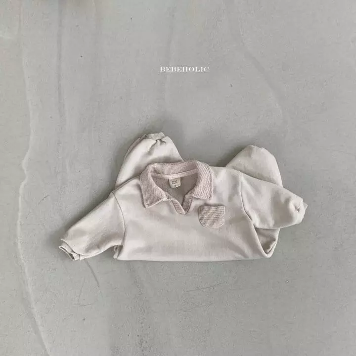 Bebe Holic - Korean Baby Fashion - #babyfever - Waffle Collar Bodysuit - 11
