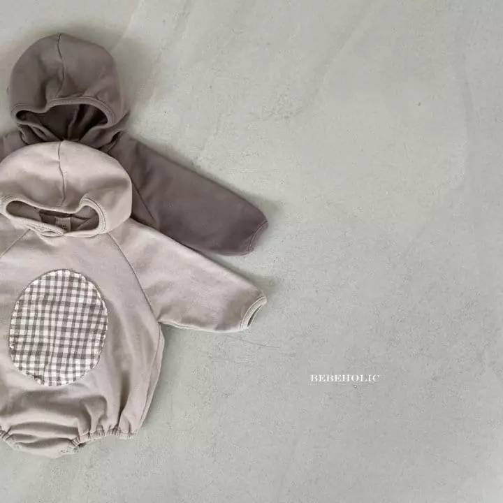 Bebe Holic - Korean Baby Fashion - #babyfever - Check Circle Bodysuit - 9