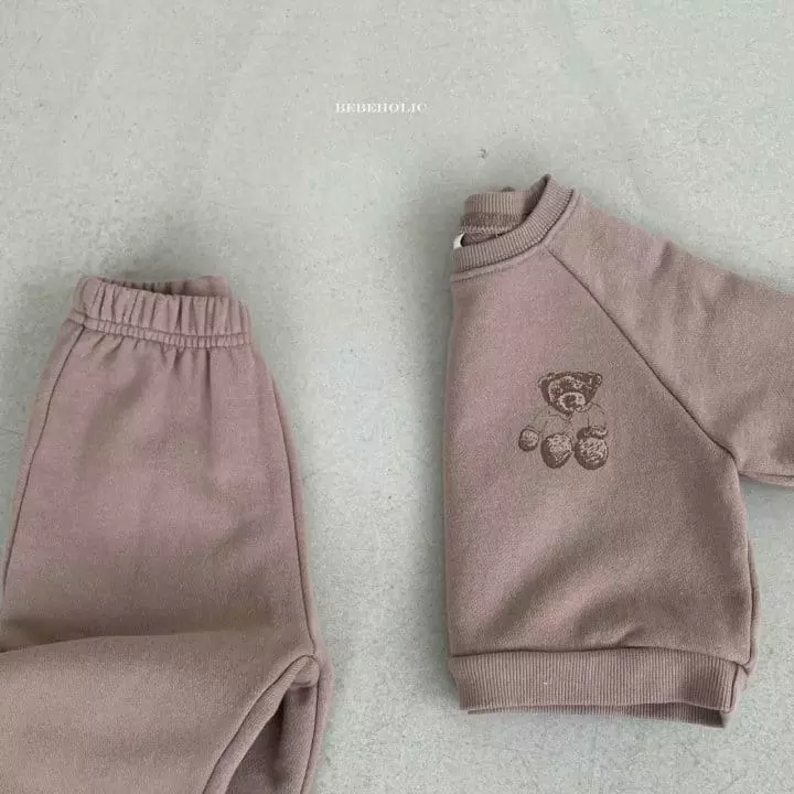 Bebe Holic - Korean Baby Fashion - #babyfever - Bear Top Bottom Set - 11