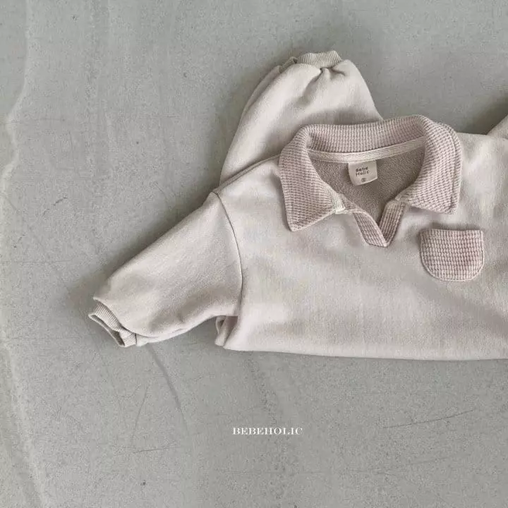 Bebe Holic - Korean Baby Fashion - #babygirlfashion - Waffle Collar Bodysuit - 12