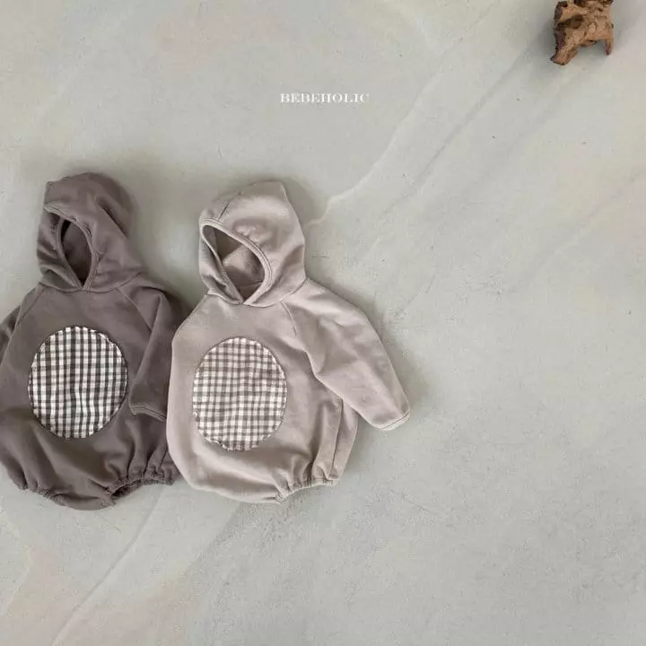 Bebe Holic - Korean Baby Fashion - #babygirlfashion - Check Circle Bodysuit - 10