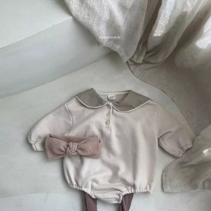 Bebe Holic - Korean Baby Fashion - #babygirlfashion - Downey Collar Bodysuit - 6