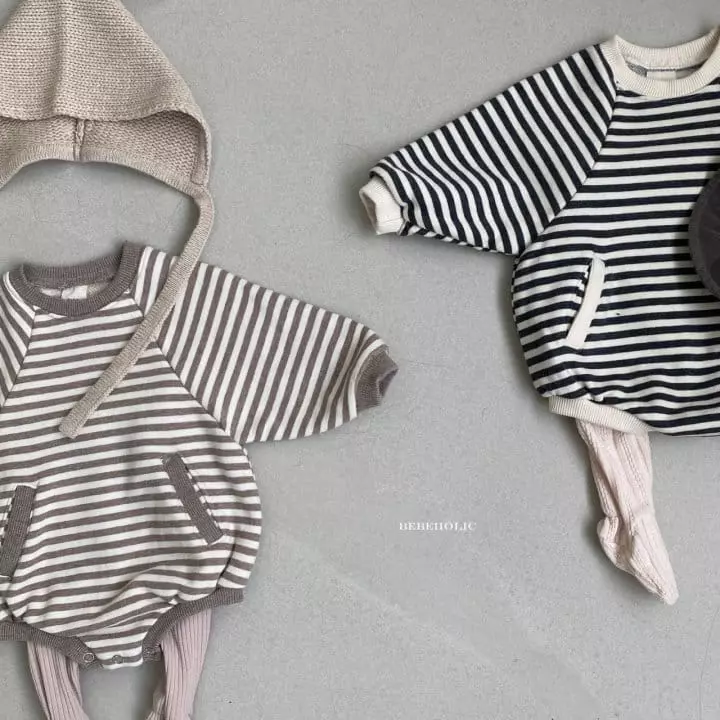 Bebe Holic - Korean Baby Fashion - #babygirlfashion - Pocket Bodysuit - 2