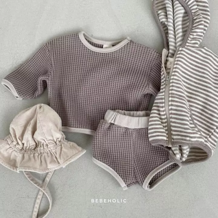 Bebe Holic - Korean Baby Fashion - #babygirlfashion - Waffle Tee - 4