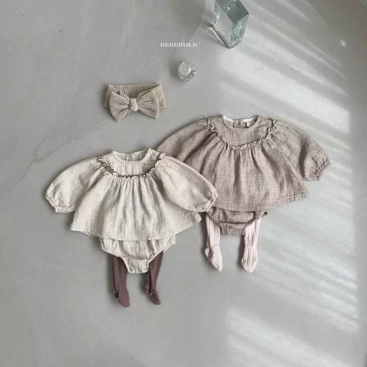 Bebe Holic - Korean Baby Fashion - #babylifestyle - Bennis Top Bottom Set
