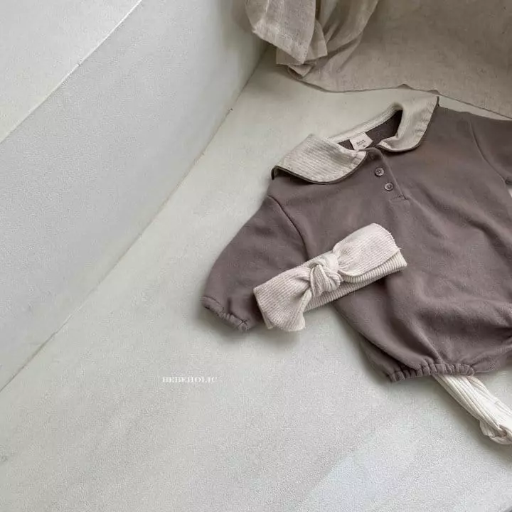 Bebe Holic - Korean Baby Fashion - #babyoninstagram - Downey Collar Bodysuit - 8