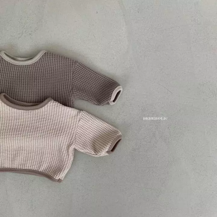 Bebe Holic - Korean Baby Fashion - #babyootd - Waffle Tee - 6
