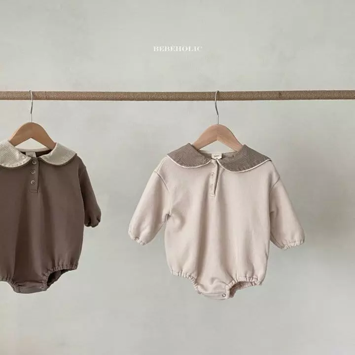 Bebe Holic - Korean Baby Fashion - #babyootd - Downey Collar Bodysuit - 9