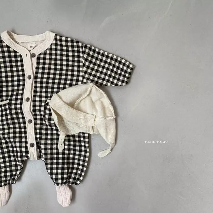 Bebe Holic - Korean Baby Fashion - #babyootd - Check Bodysuit - 7