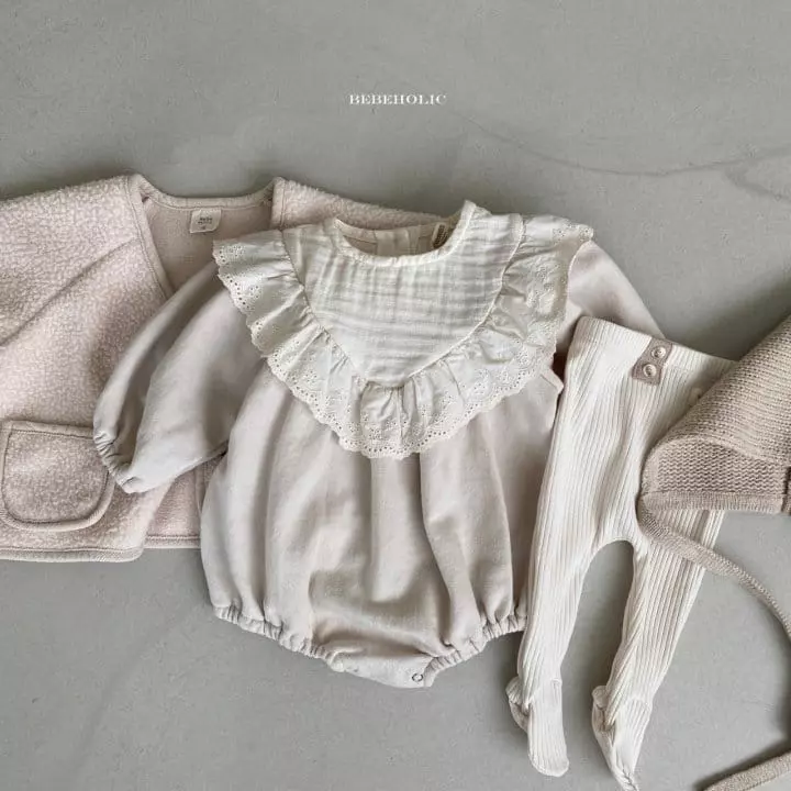 Bebe Holic - Korean Baby Fashion - #babyootd - Haze Frill Bodysuit - 6