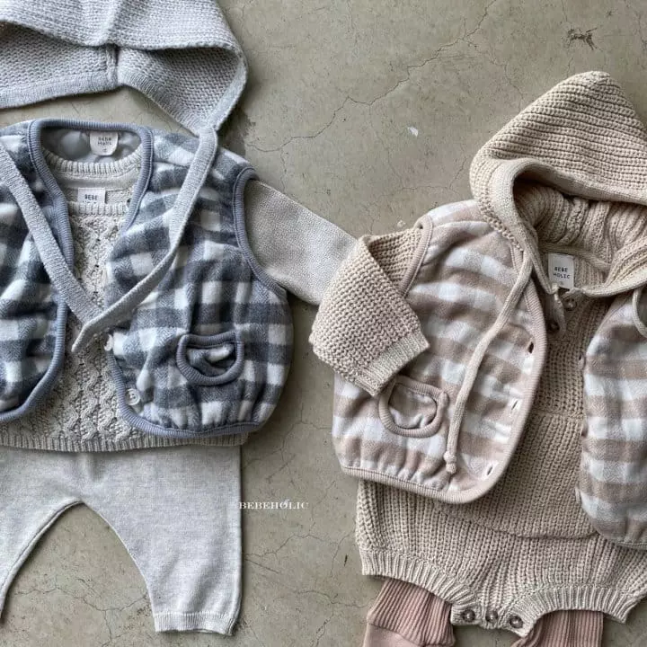Bebe Holic - Korean Baby Fashion - #babyoutfit - Merry Vest