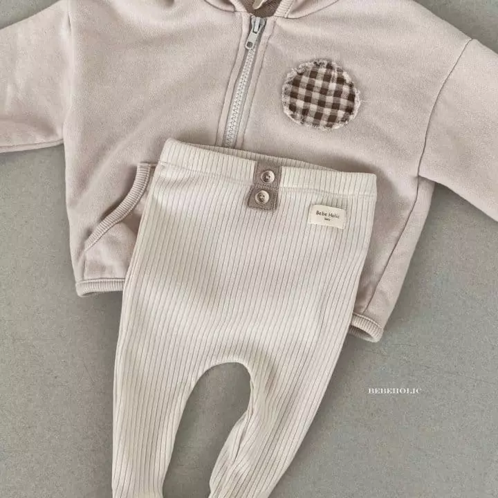 Bebe Holic - Korean Baby Fashion - #babyoutfit - Button Foot Leggings - 4