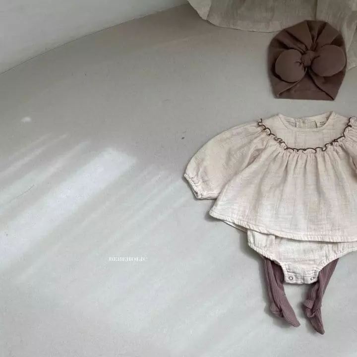 Bebe Holic - Korean Baby Fashion - #babyootd - Bennis Top Bottom Set - 4
