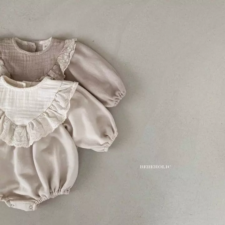 Bebe Holic - Korean Baby Fashion - #babyoutfit - Haze Frill Bodysuit - 7