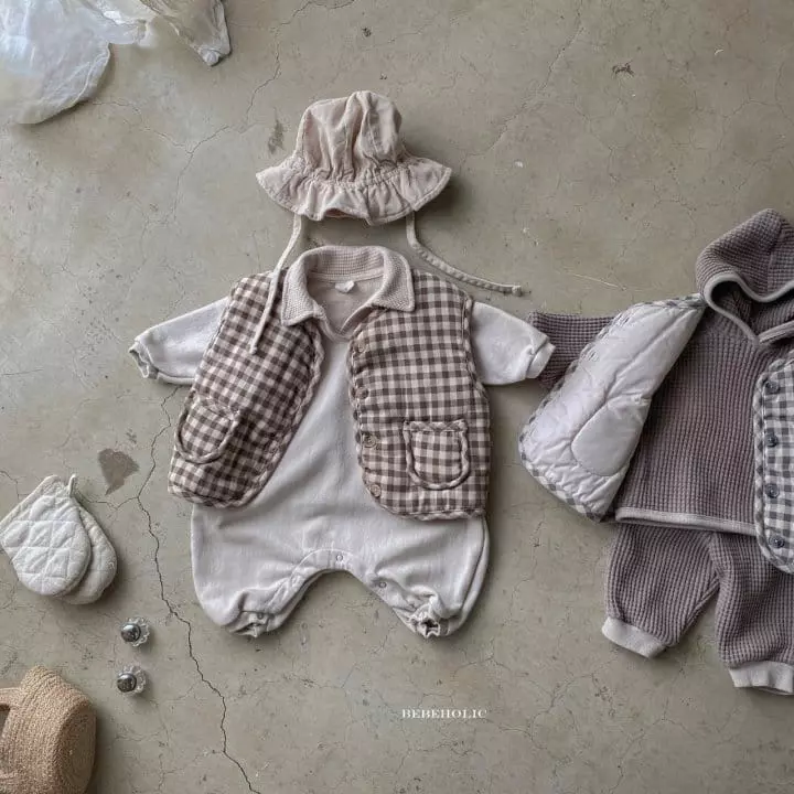 Bebe Holic - Korean Baby Fashion - #babywear - Bans Piping Vest