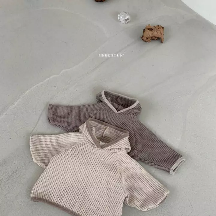 Bebe Holic - Korean Baby Fashion - #babywear - Waffle Hoody Tee - 8
