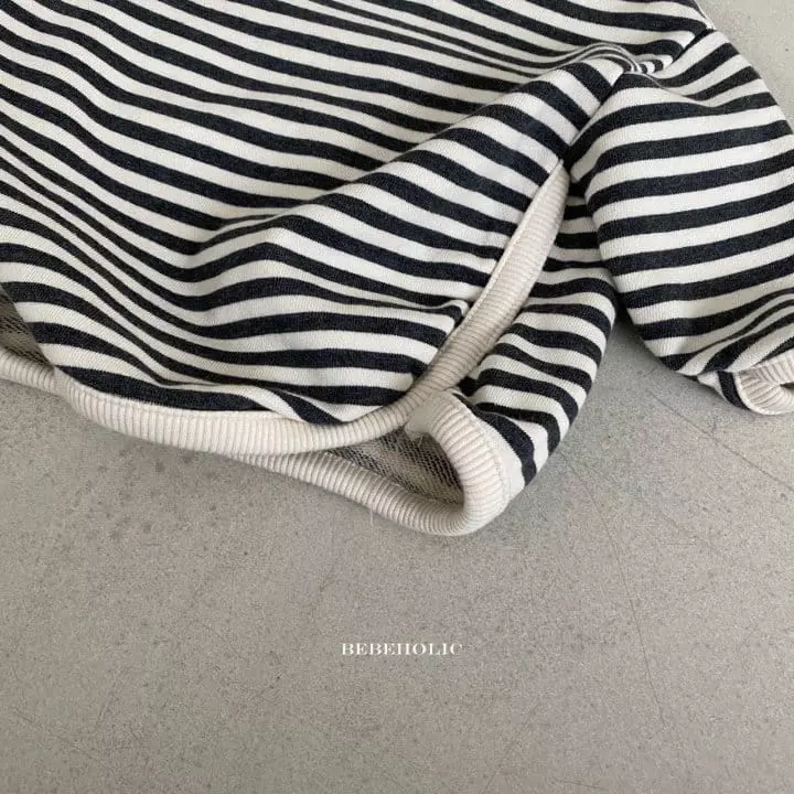 Bebe Holic - Korean Baby Fashion - #babywear - Stripes Piping Tee - 12