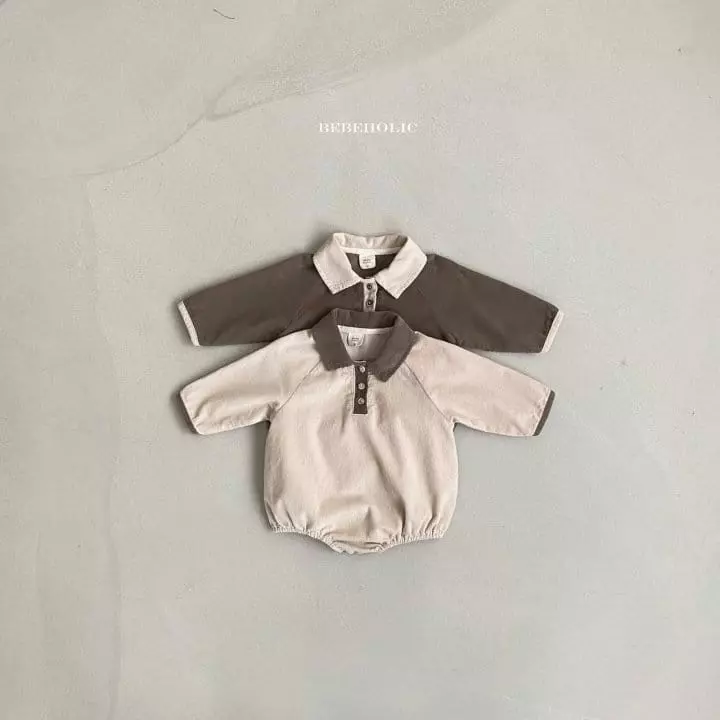 Bebe Holic - Korean Baby Fashion - #babywear - Dean Collar Shirt Bodysuit - 11