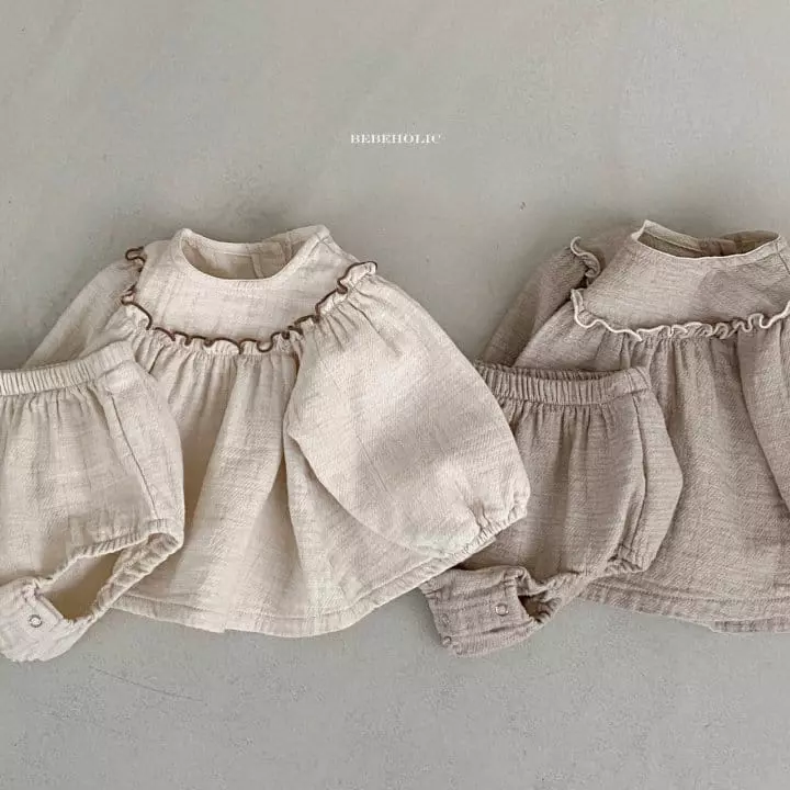 Bebe Holic - Korean Baby Fashion - #babywear - Bennis Top Bottom Set - 6