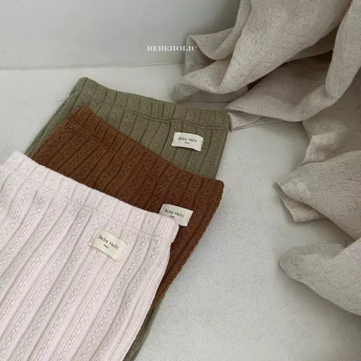 Bebe Holic - Korean Baby Fashion - #onlinebabyboutique - Knit Foot Leggings - 5