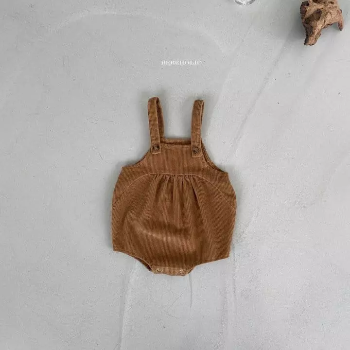 Bebe Holic - Korean Baby Fashion - #onlinebabyboutique - Wrinkle Dungarees Bodysuit - 11