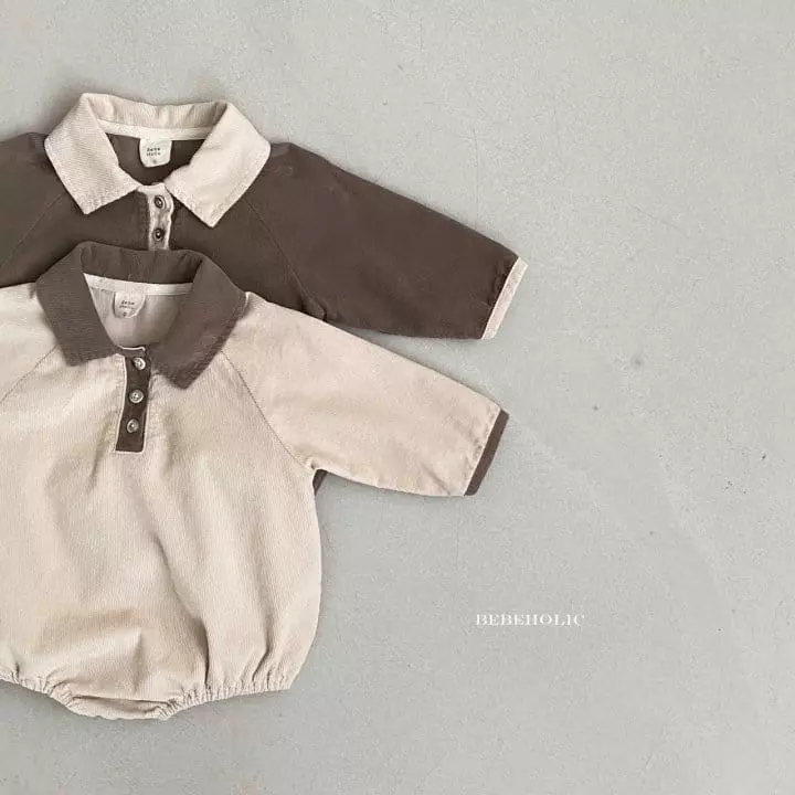 Bebe Holic - Korean Baby Fashion - #onlinebabyboutique - Dean Collar Shirt Bodysuit - 12