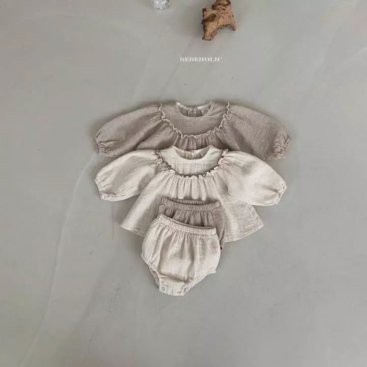 Bebe Holic - Korean Baby Fashion - #onlinebabyboutique - Bennis Top Bottom Set - 7