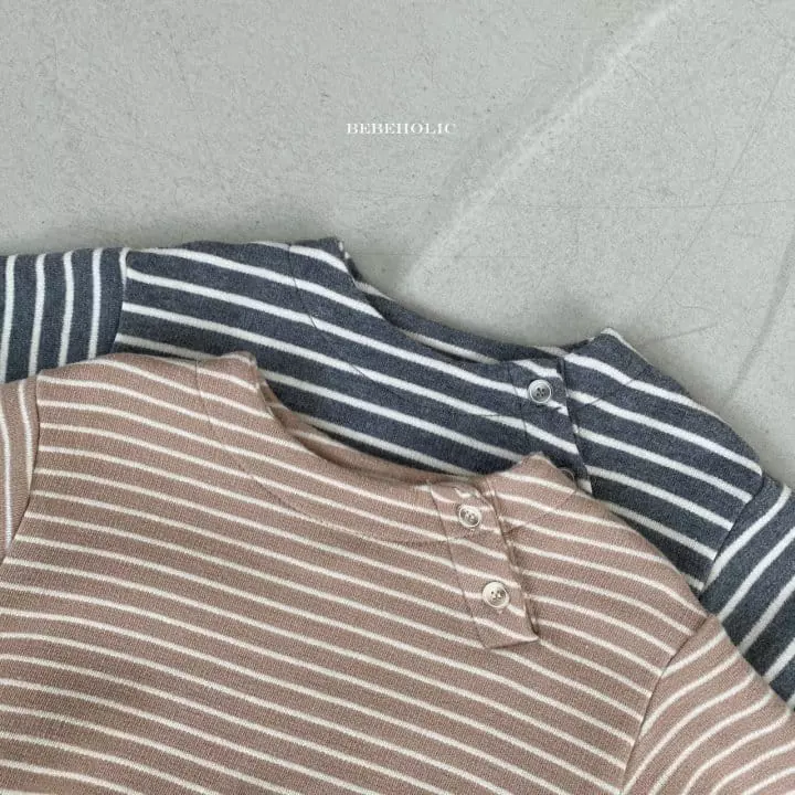 Bebe Holic - Korean Baby Fashion - #onlinebabyshop - Bay Stripes Bodysuit - 7