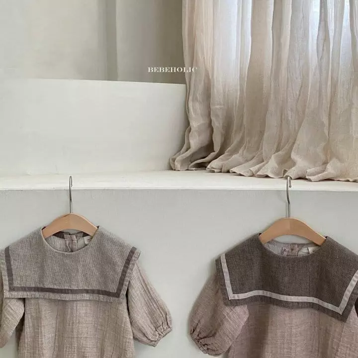 Bebe Holic - Korean Baby Fashion - #onlinebabyshop - Haze Collar Bodysuit - 10