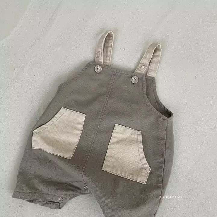 Bebe Holic - Korean Baby Fashion - #smilingbaby - Ton Ton Dungarees Bodysuit - 11