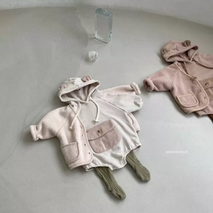Bebe Holic - Korean Baby Fashion - #smilingbaby - Kangaroo Bodysuit - 3