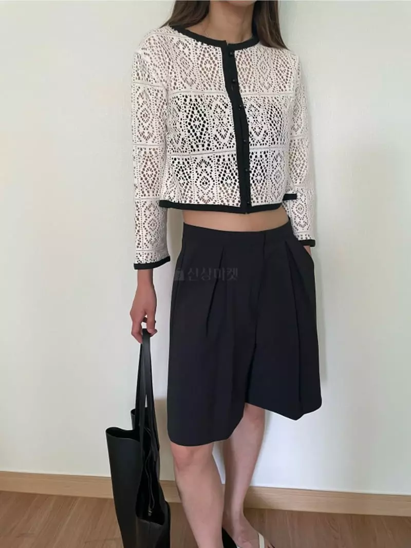 Breathe - Korean Women Fashion - #momslook - Lace Color Cardigan - 2
