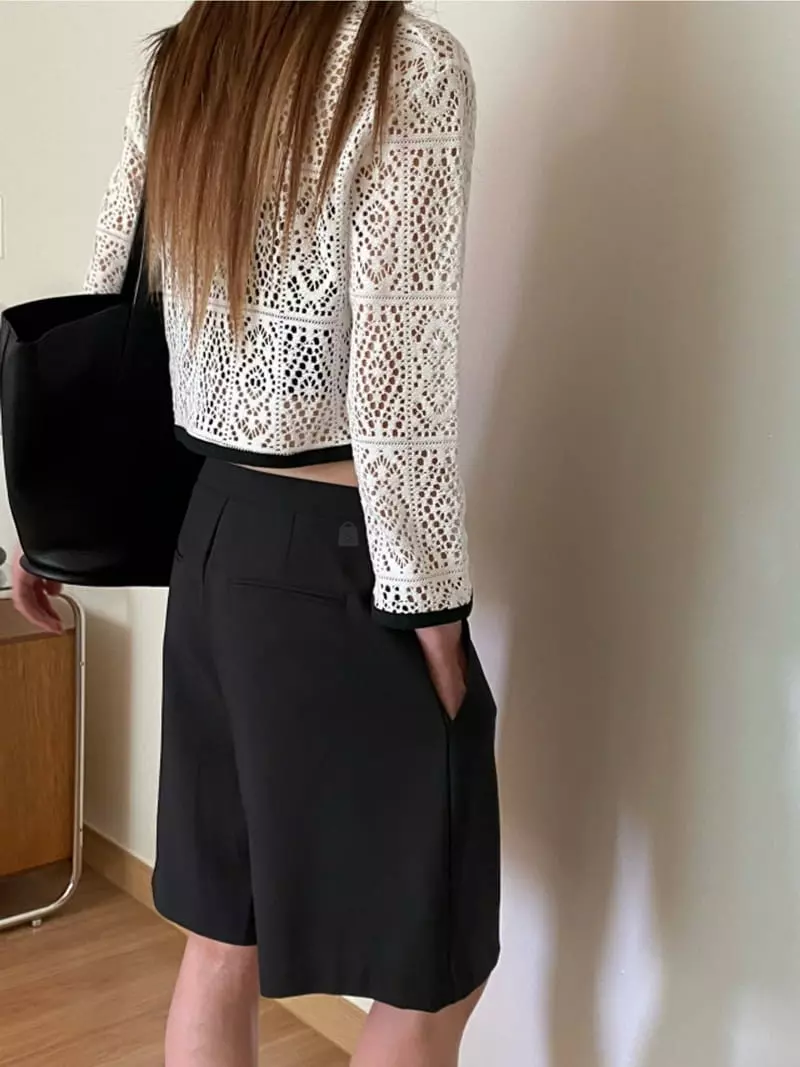 Breathe - Korean Women Fashion - #womensfashion - Lace Color Cardigan - 4