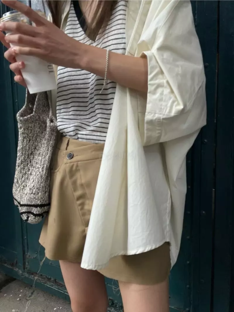 Breathe - Korean Women Fashion - #momslook - Low Wrap Shorts - 3