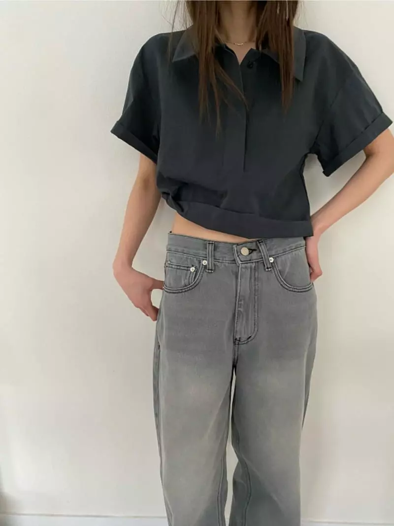 Breathe - Korean Women Fashion - #womensfashion - Roll-up Shirt - 4