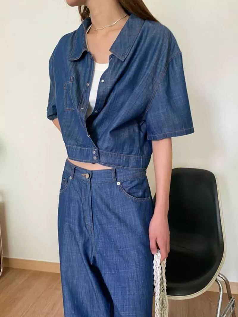 Breathe - Korean Women Fashion - #momslook - Canvers Shirt - 2