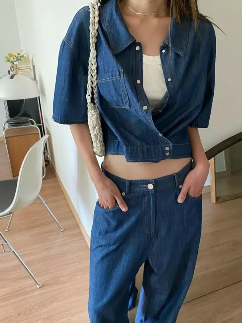 Breathe - Korean Women Fashion - #womensfashion - Canvers Shirt - 4