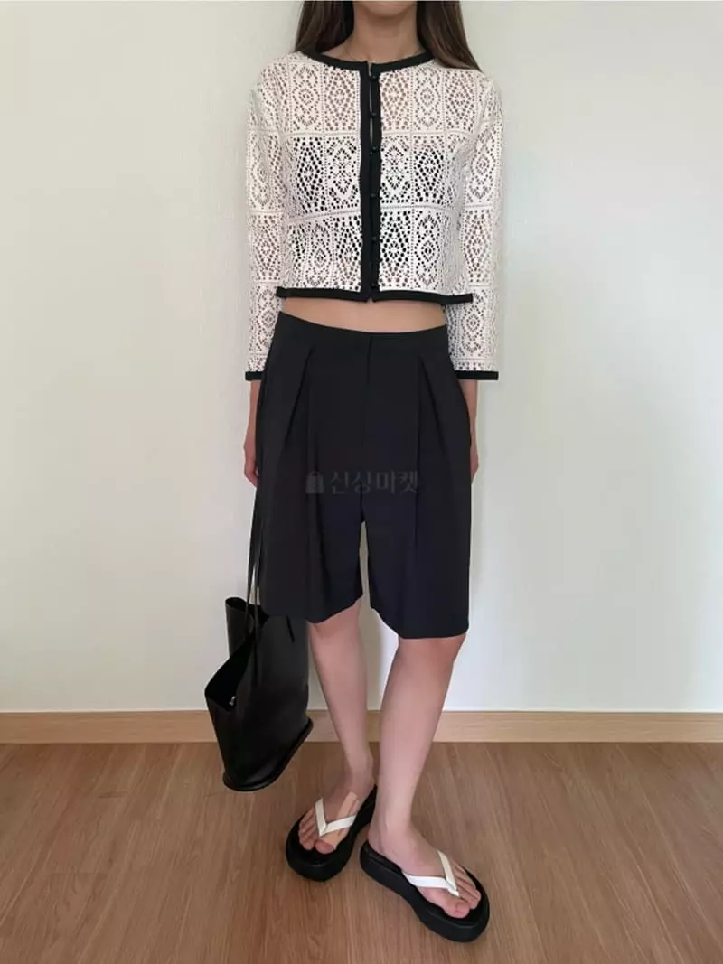 Breathe - Korean Women Fashion - #womensfashion - Lace Color Cardigan - 3