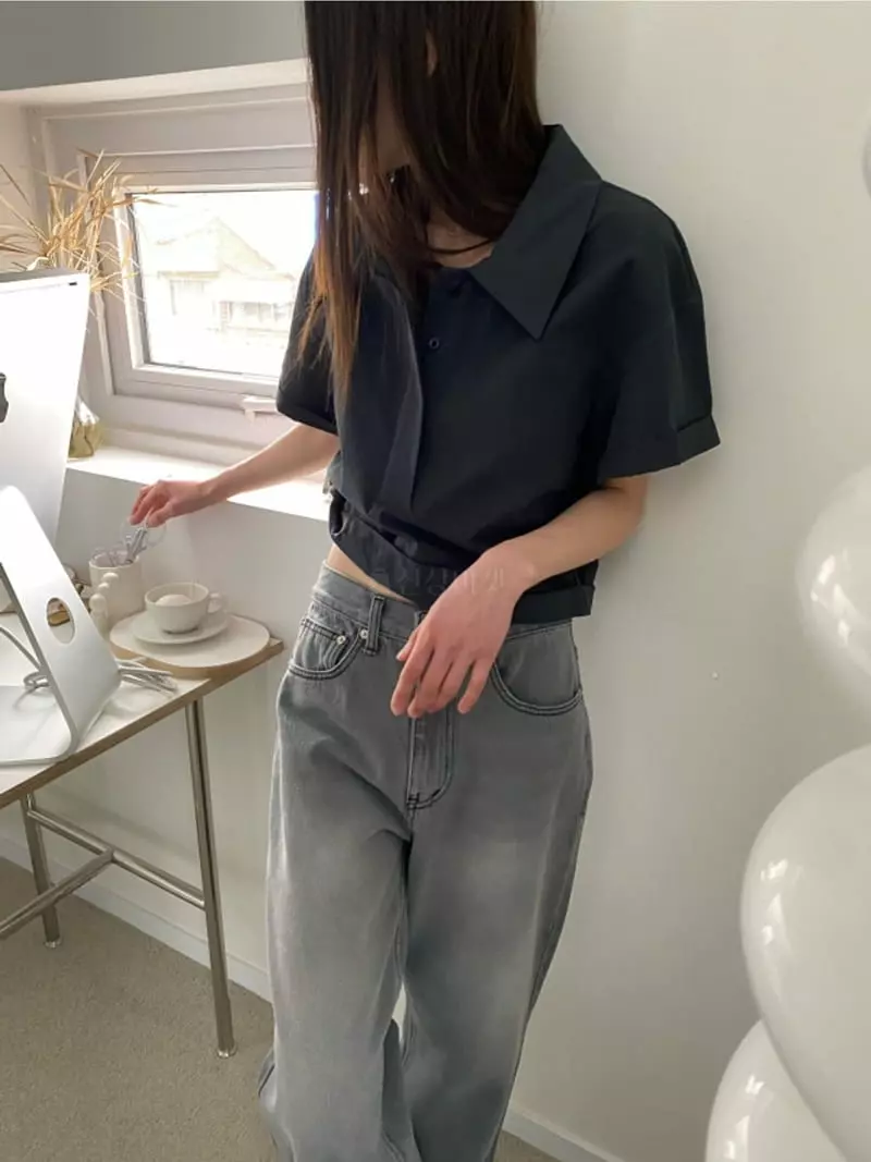 Breathe - Korean Women Fashion - #womensfashion - Roll-up Shirt - 3