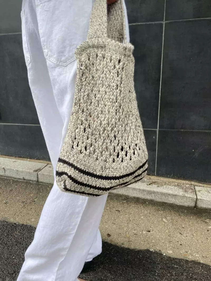 Breathe - Korean Women Fashion - #womensfashion - Owl Knit Bag