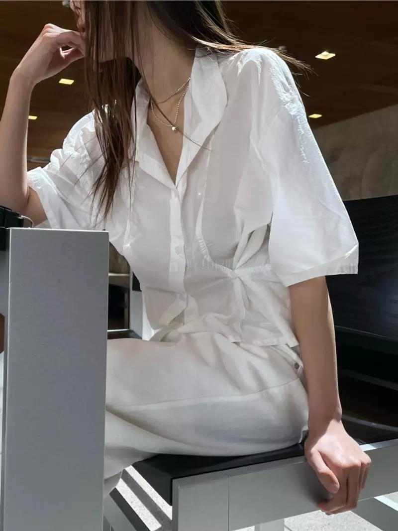 Breathe - Korean Women Fashion - #momslook - Washing Shirt - 4