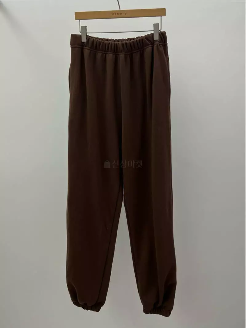 Browns - Korean Women Fashion - #romanticstyle - Terry Pants - 8
