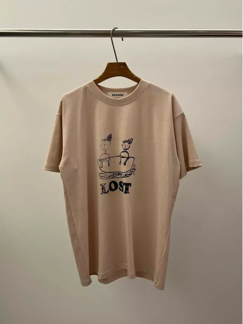 Browns - Korean Women Fashion - #shopsmall - Under Paint Tee - 7