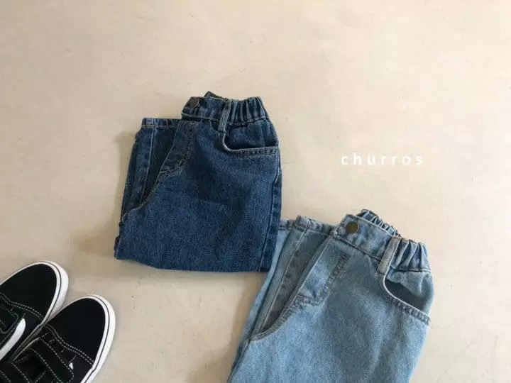 Churros - Korean Children Fashion - #Kfashion4kids - Easy Wide Jeans - 12