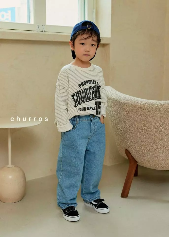 Churros - Korean Children Fashion - #Kfashion4kids - School Stripes Sweatshirt - 11