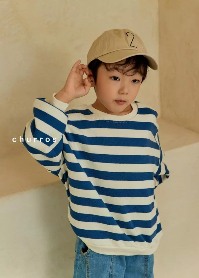 Churros - Korean Children Fashion - #Kfashion4kids - Stripes Sweatshirt - 6