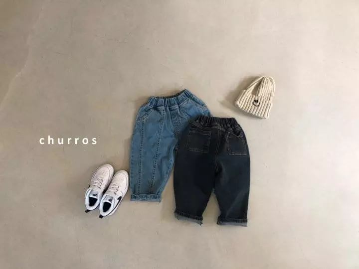 Churros - Korean Children Fashion - #childofig - Double Slit Jeans - 12