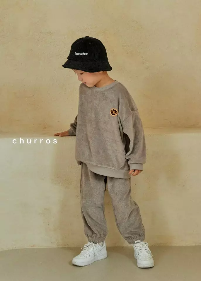 Churros - Korean Children Fashion - #childofig - Towel Top Bottom Set - 10