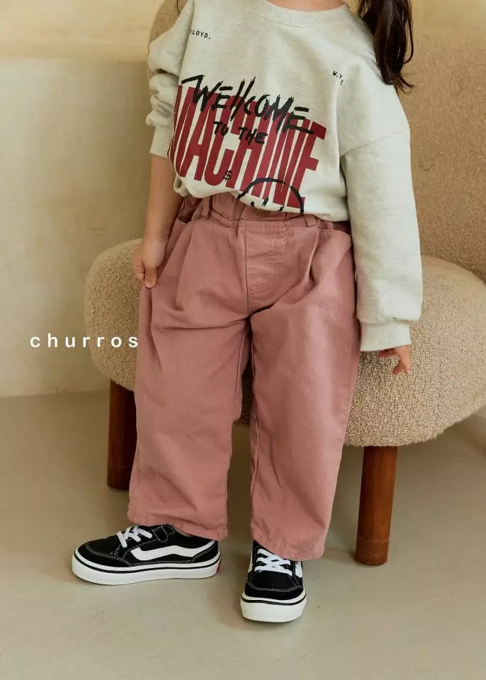 Churros - Korean Children Fashion - #childofig - Join Pintuck Wide Pants - 9