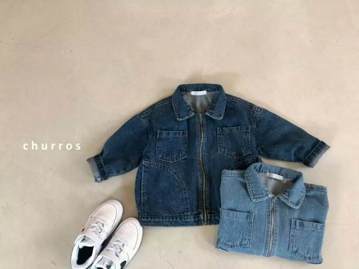 Churros - Korean Children Fashion - #childofig - Minimal Over Jacket - 6